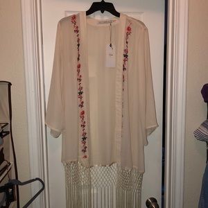 Ivory kimono (never worn)